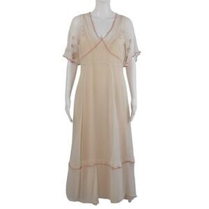 Hopeless Romantic Viscose & Cotton Dress Set Size Small